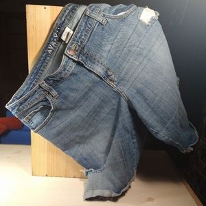 Ava & Viv Bermuda jean shorts. Size 18